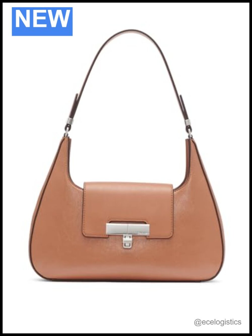 Vegan Leather Shoulder Bag with Pockets for Women Everyday Handbag